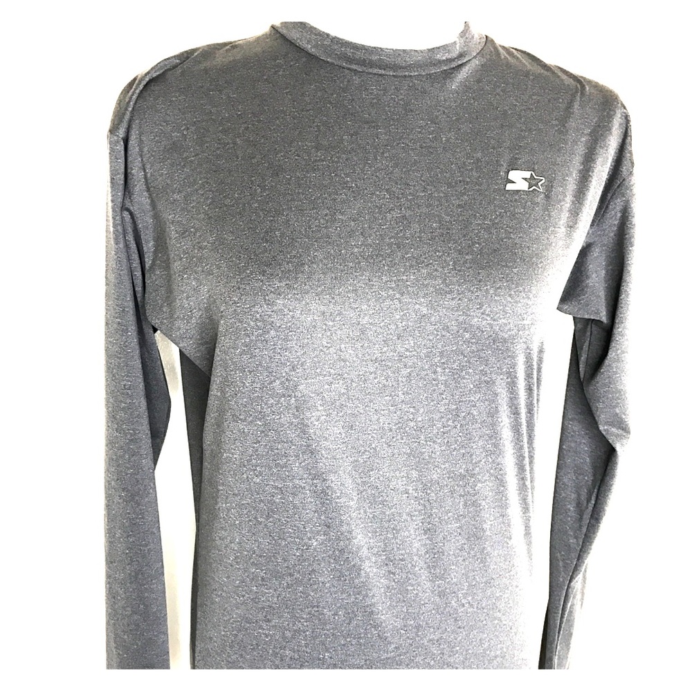 Starter grey sweater size xl out wear